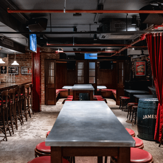 Gibney's bar in Shoreditch, London