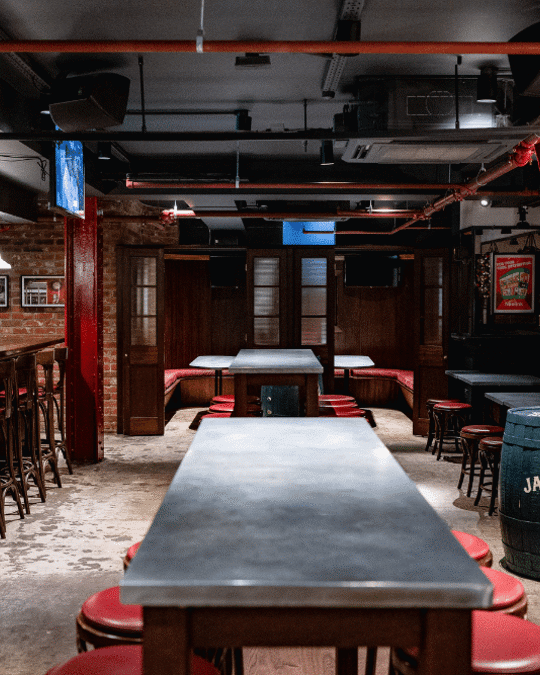 Gibney's bar in Shoreditch, London